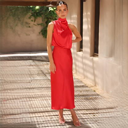 Sheera - Elegantes und glänzendes Kleid für Damen