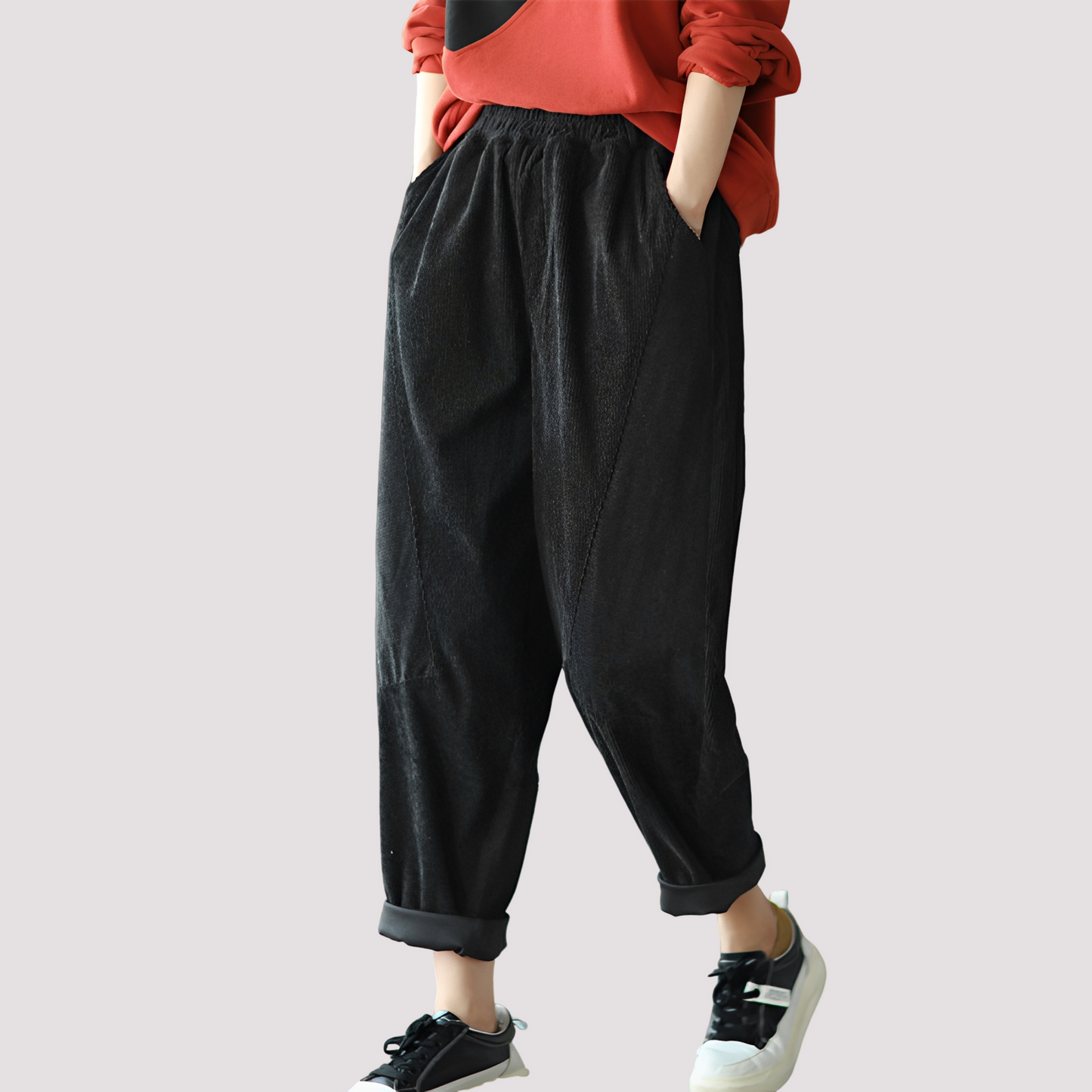 Stella - Weite, lässige Hose mit elastischem Bund für Damen