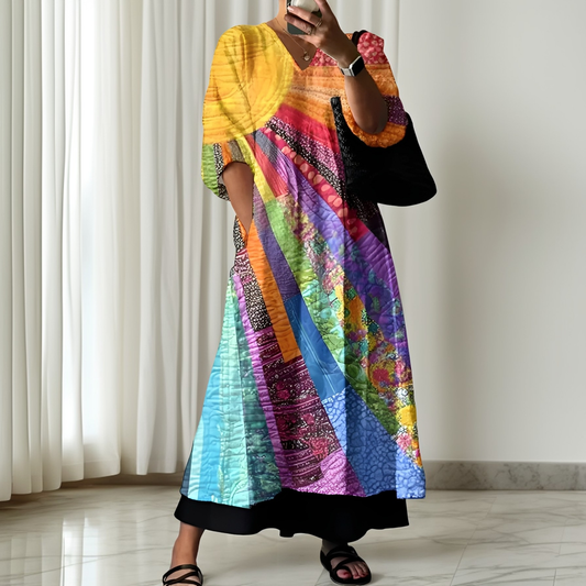 Zanna - Elegantes und farbenfrohes Kleid für Damen