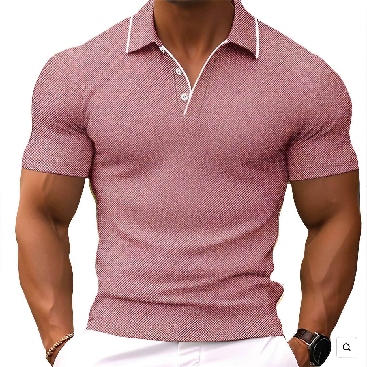 Alvin - Slim-Fit-Polo für Herren
