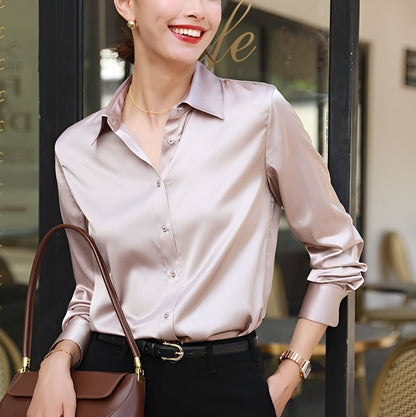 Annalise - Elegante Bluse für Damen mit Knopfleiste