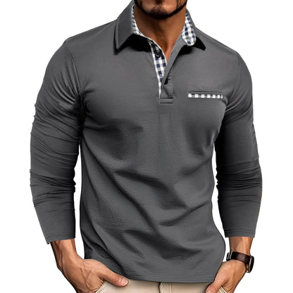 Rupert - Gemütliches Langarm-Poloshirt