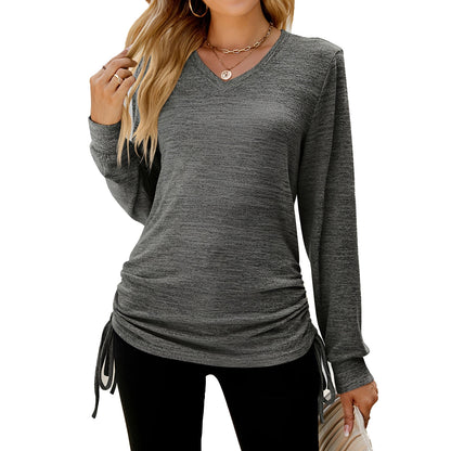 Ellaine - Elegantes V-Ausschnitt-Top für Damen