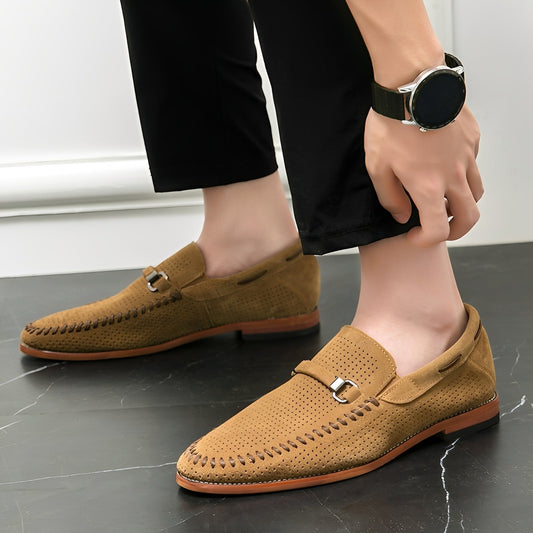 Tristan - Lässige und elegante Wildledermokassins für Herren