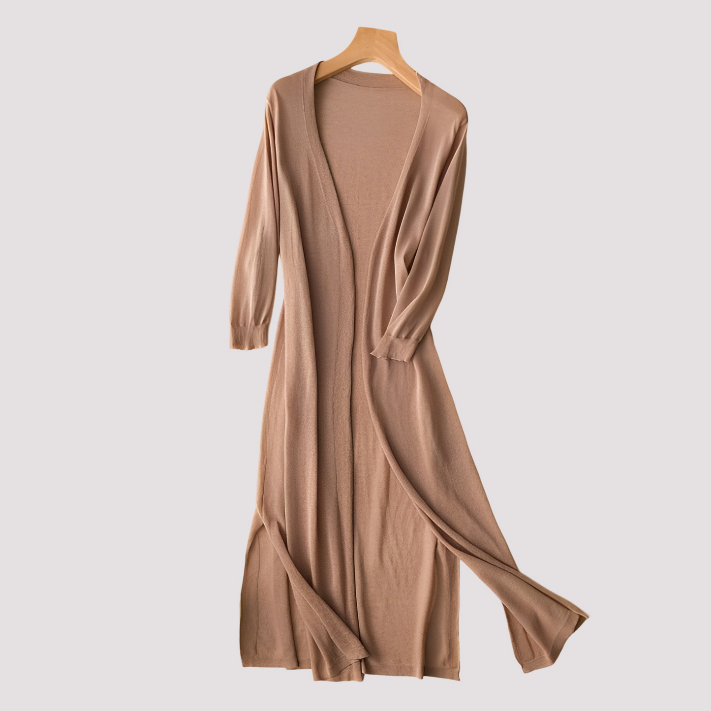 Fannie - Langer lässiger Cardigan für Damen