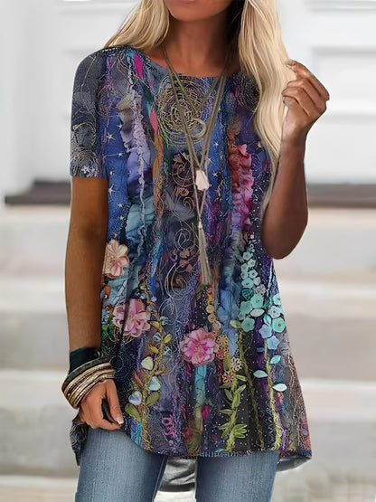 Rita - Elegante Bluse mit kurzen Ärmeln für Damen