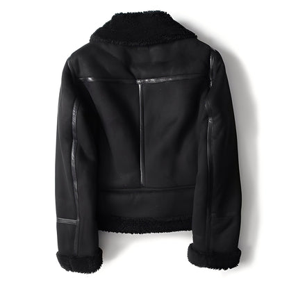 Marianne - Modische Wildlederjacke für Damen mit Gürtel