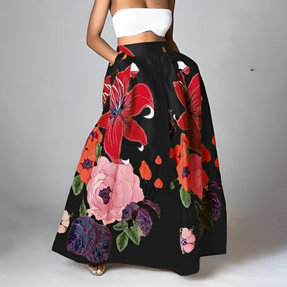 Jessica - Schicker Boho-Rock mit hoher Taille für Damen