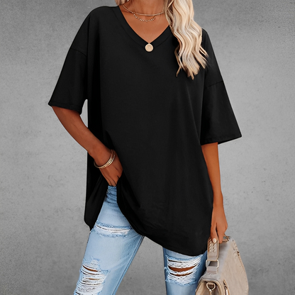Andrea - Elegantes Oberteil mit V-Ausschnitt für Damen