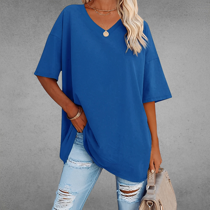 Andrea - Elegantes Oberteil mit V-Ausschnitt für Damen