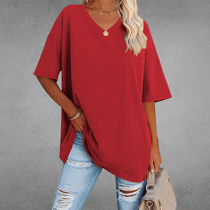 Andrea - Elegantes Oberteil mit V-Ausschnitt für Damen