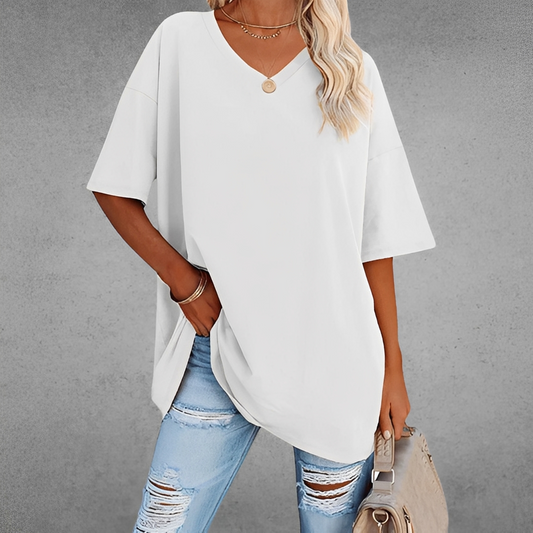 Andrea - Elegantes Oberteil mit V-Ausschnitt für Damen