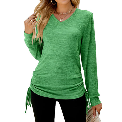 Ellaine - Elegantes V-Ausschnitt-Top für Damen