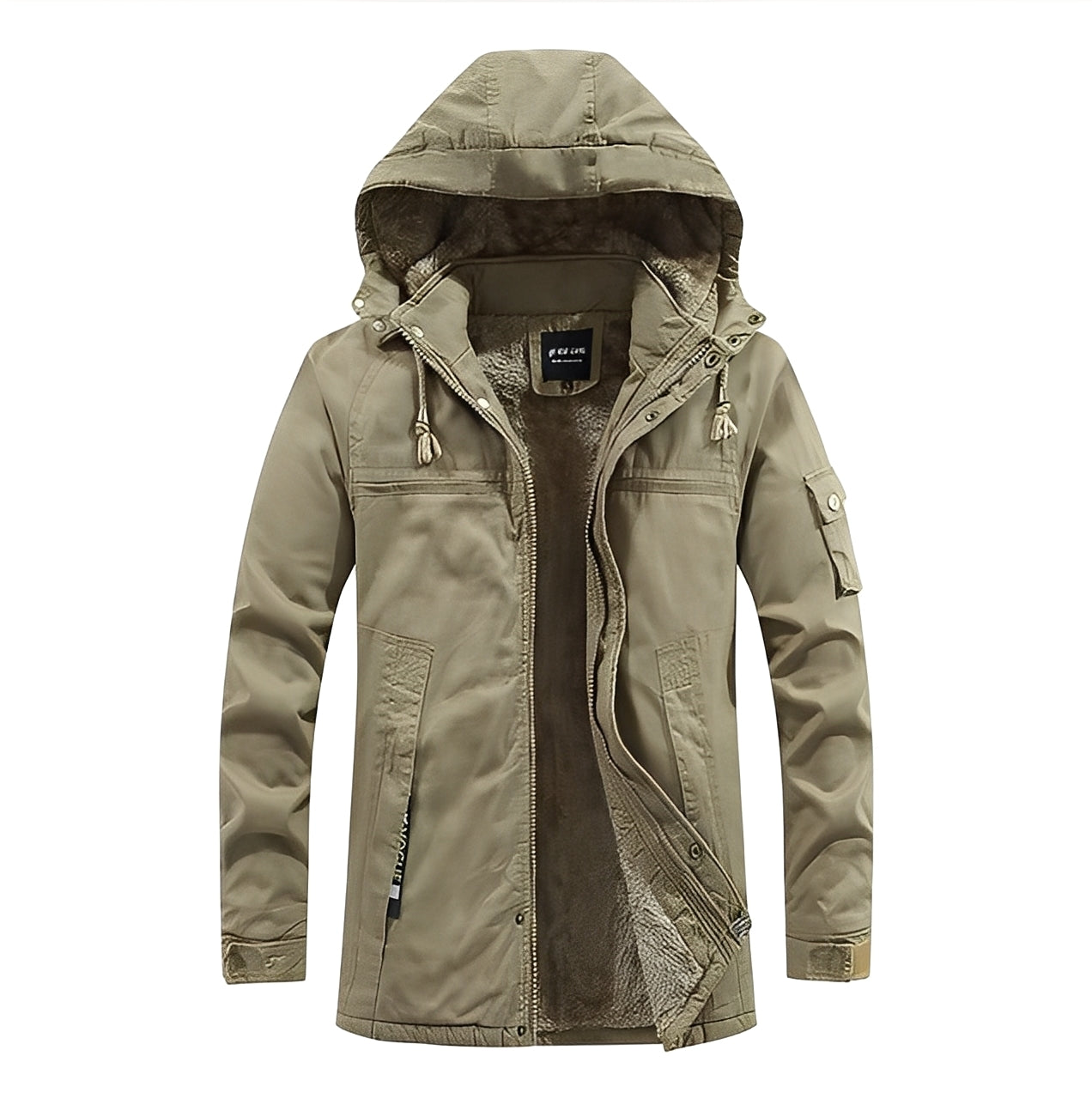 Bryan - Vielseitige Herrenjacke mit Fleecefutter und Kapuze
