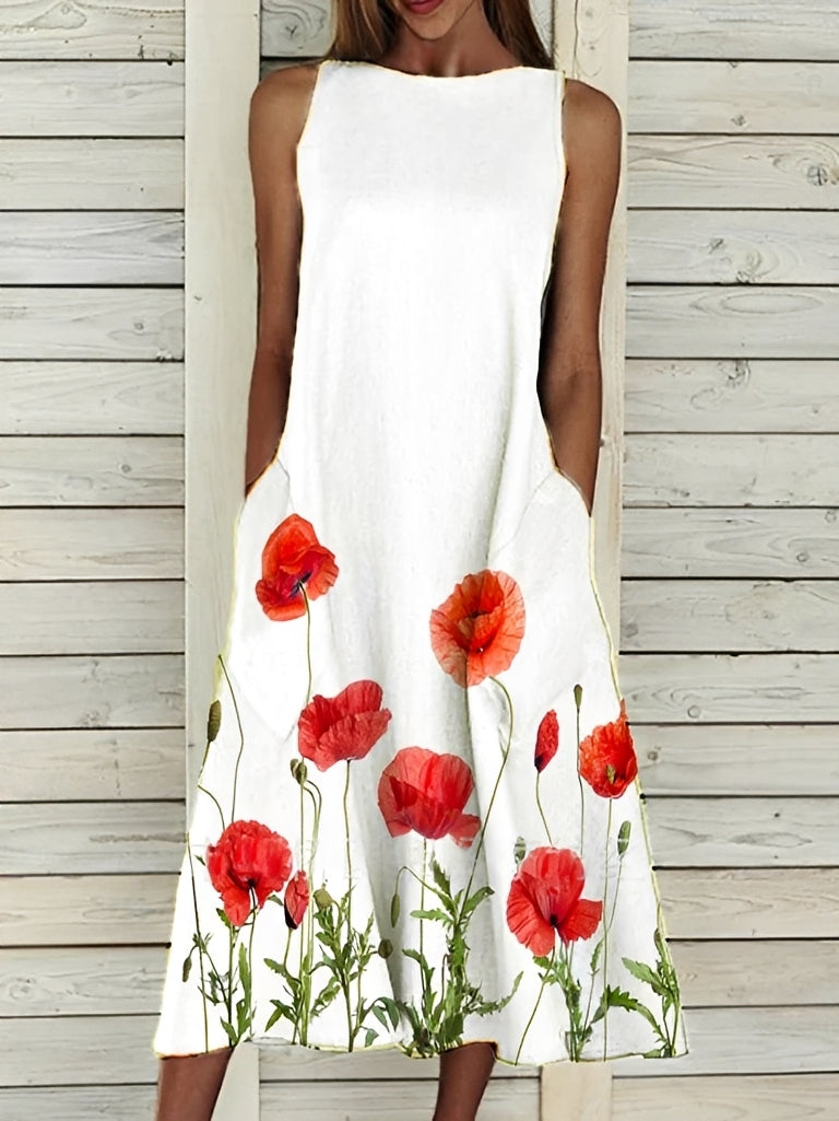 Josephine - Elegantes Kleid mit Blumenmuster für Damen
