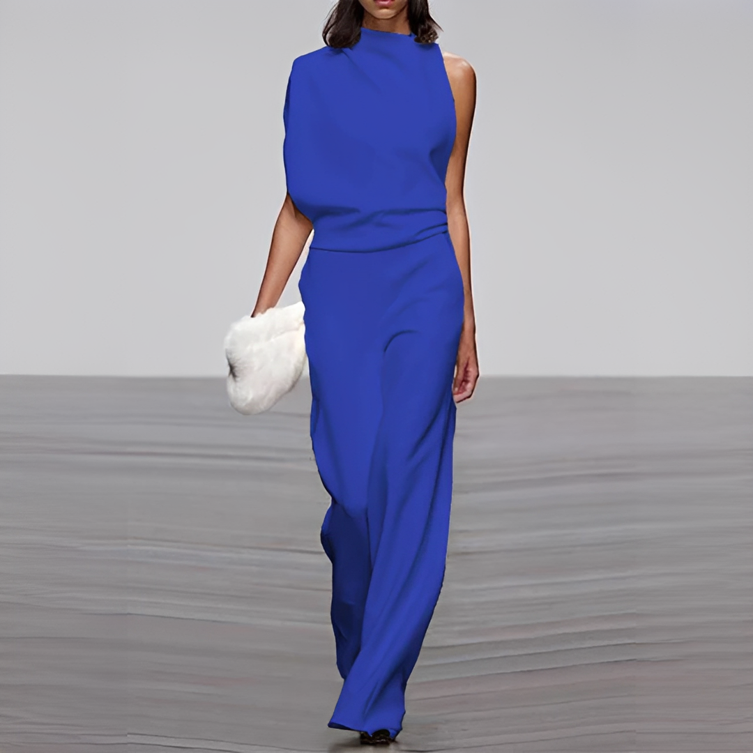 Noviem - Eleganter Overall mit Rundhalsausschnitt für Damen
