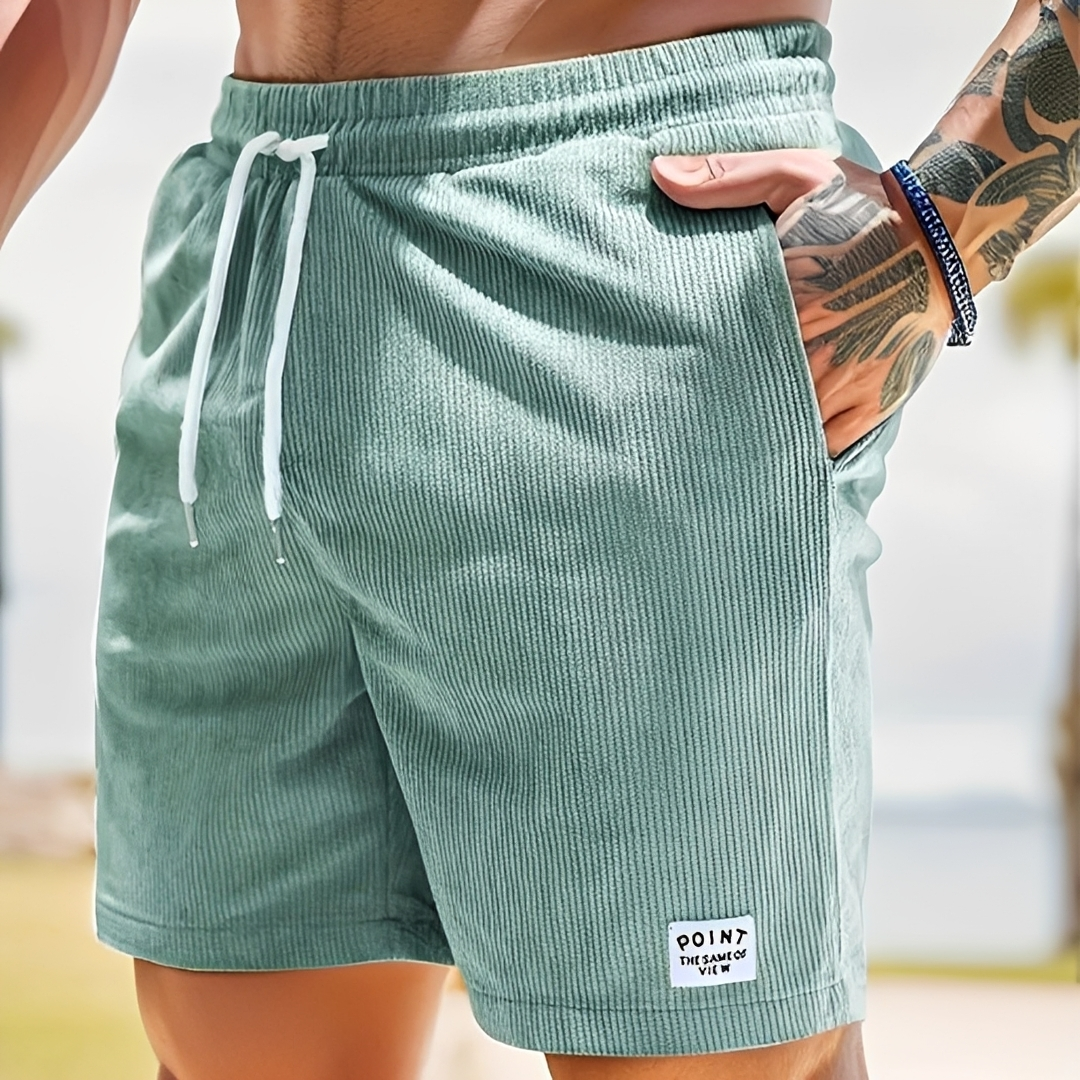 Devonto - Bequeme gestreifte Sommershorts für Männer