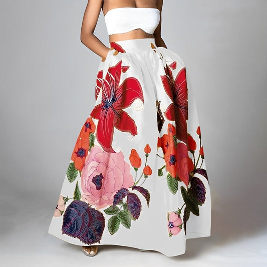 Jessica - Schicker Boho-Rock mit hoher Taille für Damen