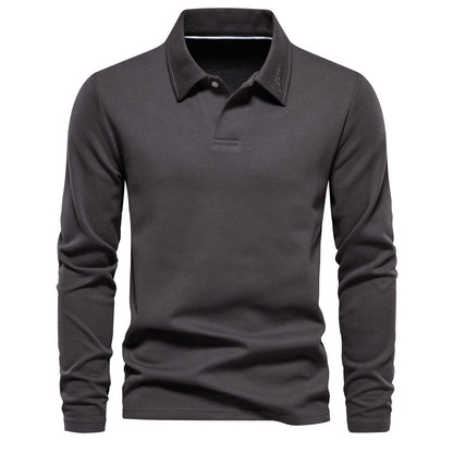Elvin - Herren Langarm-Poloshirt: Klassisch und bequem