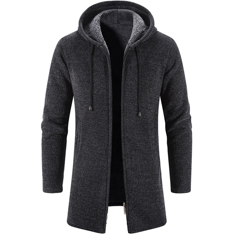 Reginald - Bequeme, warme Fleecejacke mit Kapuze für Herren