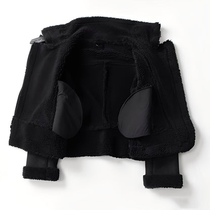 Marianne - Modische Wildlederjacke für Damen mit Gürtel