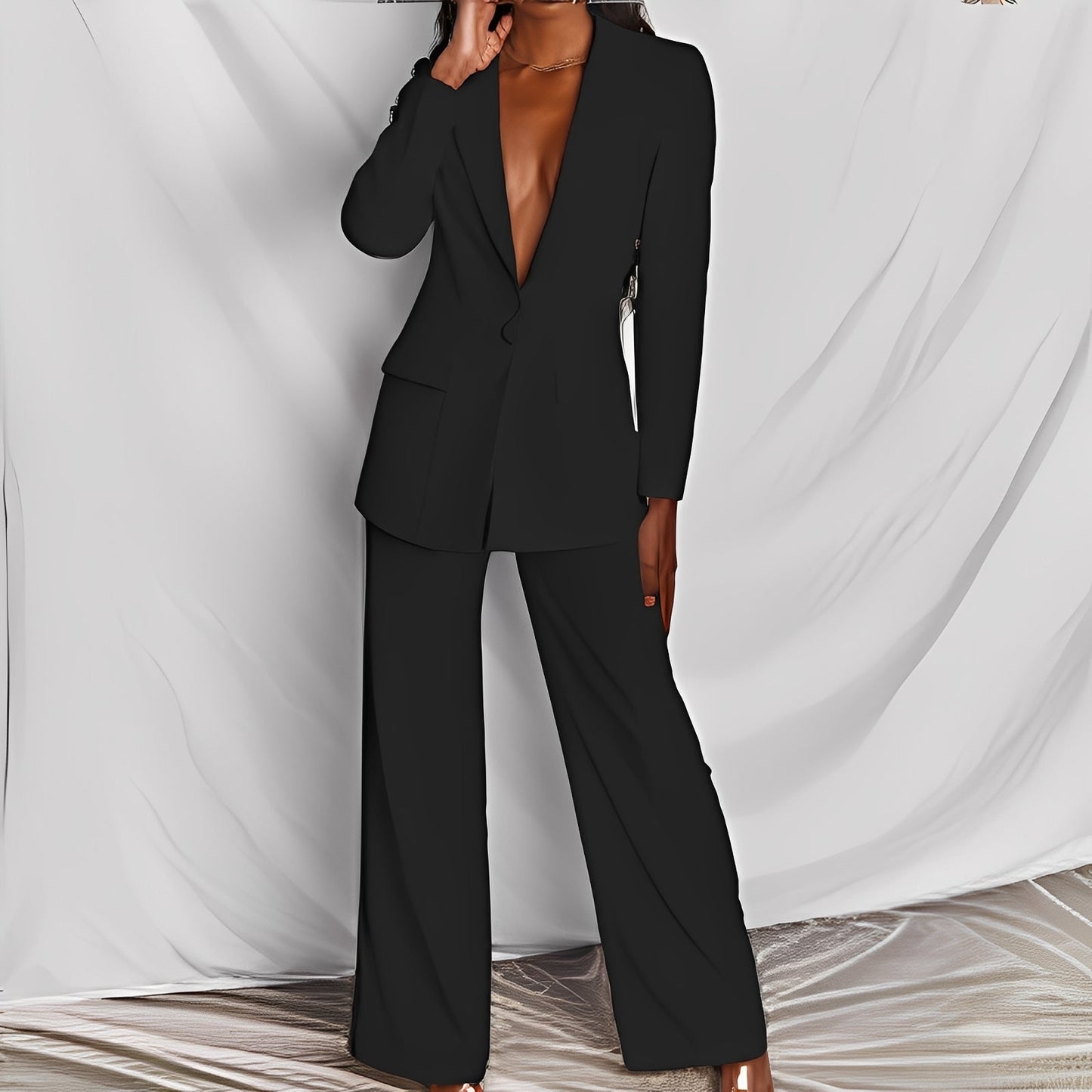 Lara - Eleganter Blazer und angepasste Hose für Damen Set