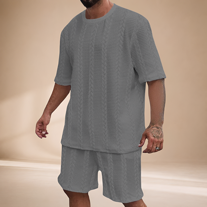 Johnston - Komfortables Set aus Oberteil und Shorts