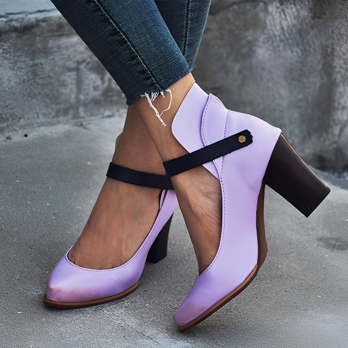 Irene - Elegante Sandalen mit dickem Absatz für Damen