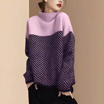 Maryann - Eleganter und weicher Damen-Rollkragenpullover