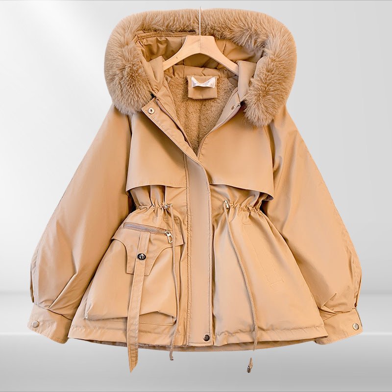 Cloe – Damen-Daunenjacke mit abnehmbarem Kragen