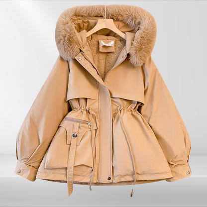 Cloe – Damen-Daunenjacke mit abnehmbarem Kragen