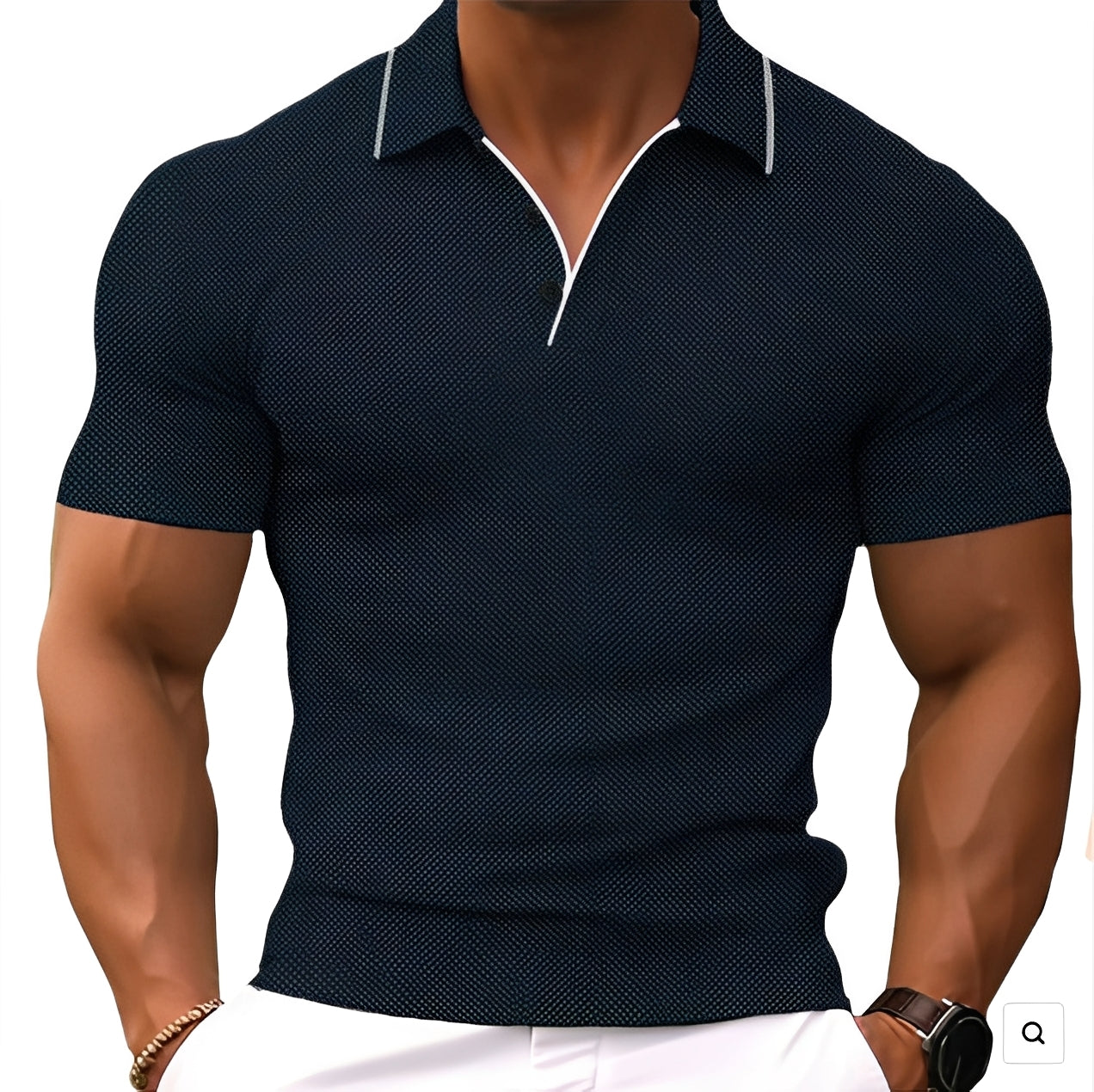 Alvin - Slim-Fit-Polo für Herren