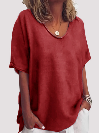 Joanne - Lässige und weite Bluse für Damen