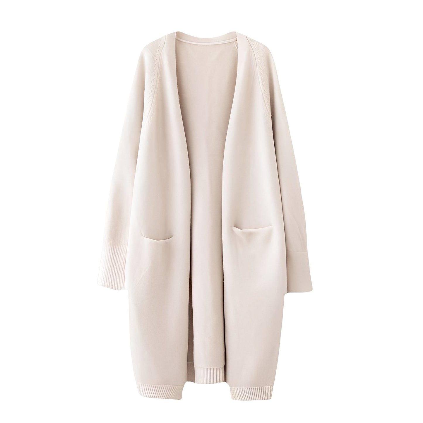 Claudie - Langer klassischer Cardigan für Damen