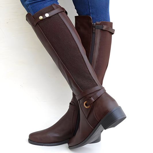 Megan - Zeitlose und widerstandsfähige Damenlederstiefel