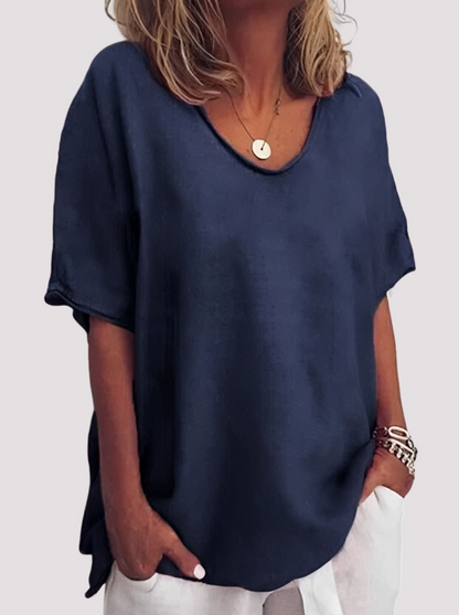 Joanne - Lässige und weite Bluse für Damen