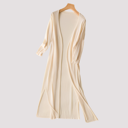 Fannie - Langer lässiger Cardigan für Damen