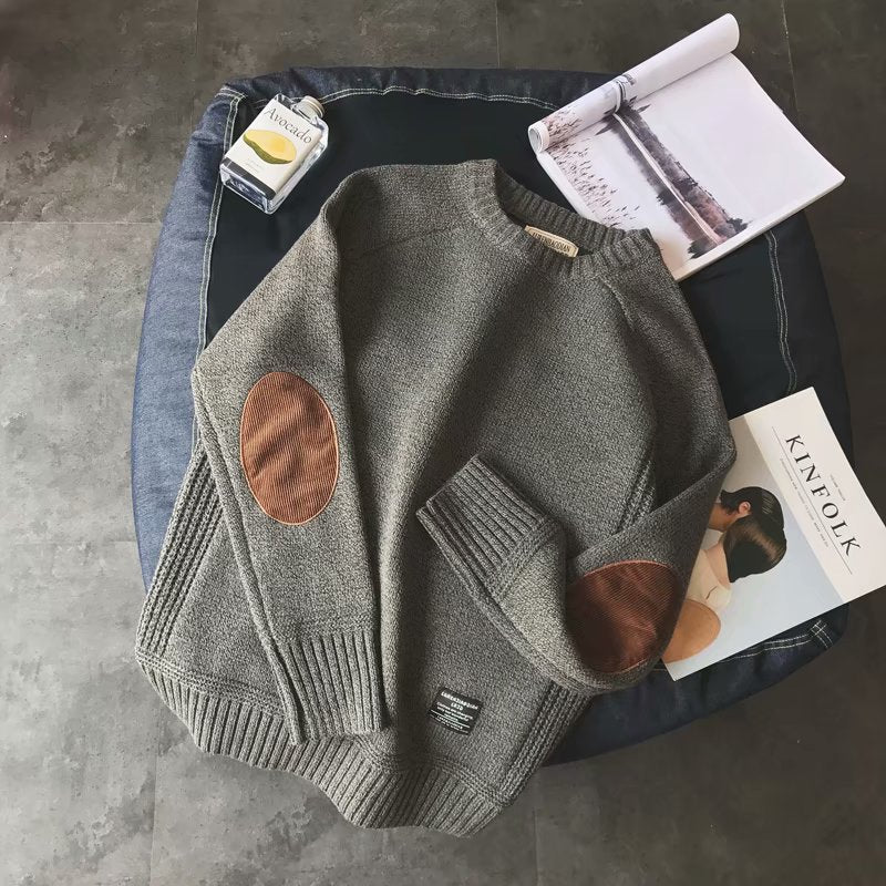 Gibson - Herrenpullover mit Retro-Kragen