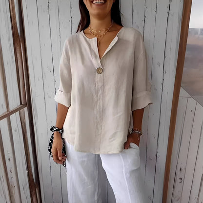 Stephanie - Lässige und weite Bluse für Damen
