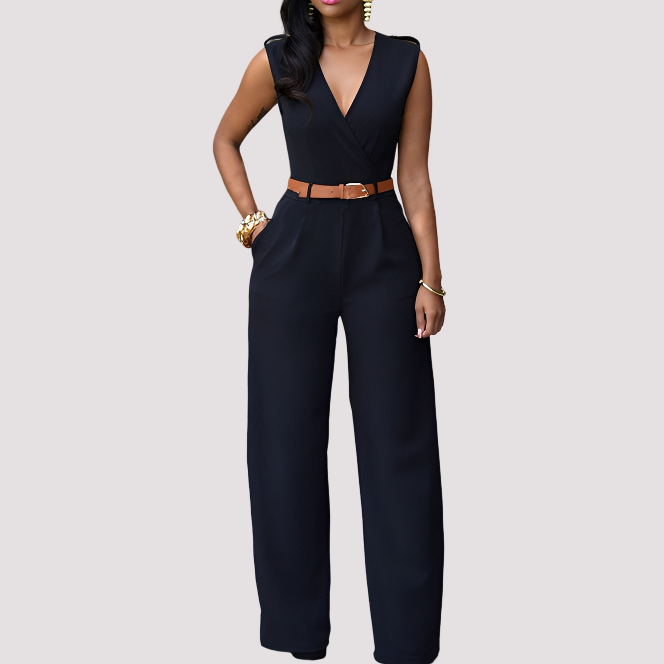 Esther - Schicker Overall mit Gürtel für Damen