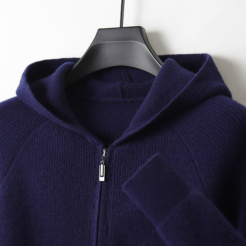 Benjamin - Stylische, entspannte Herrenjacke mit Kapuze