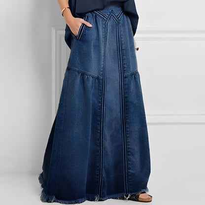 Nella - Eleganter Jeansrock mit Tasche für Damen