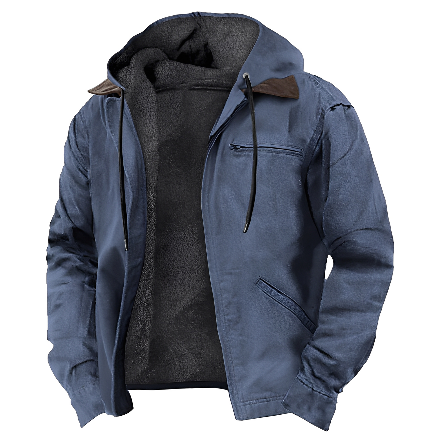 Derrick - Herren-Kapuzenjacke mit vielen Taschen und warmem Design