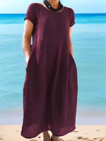 Allie - Lässiges und weites kurzes Kleid für Damen