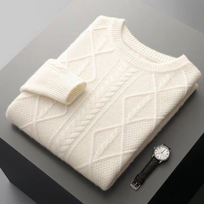Denzel - Stilvoller, sanfter Herrenpullover mit besonderen Details