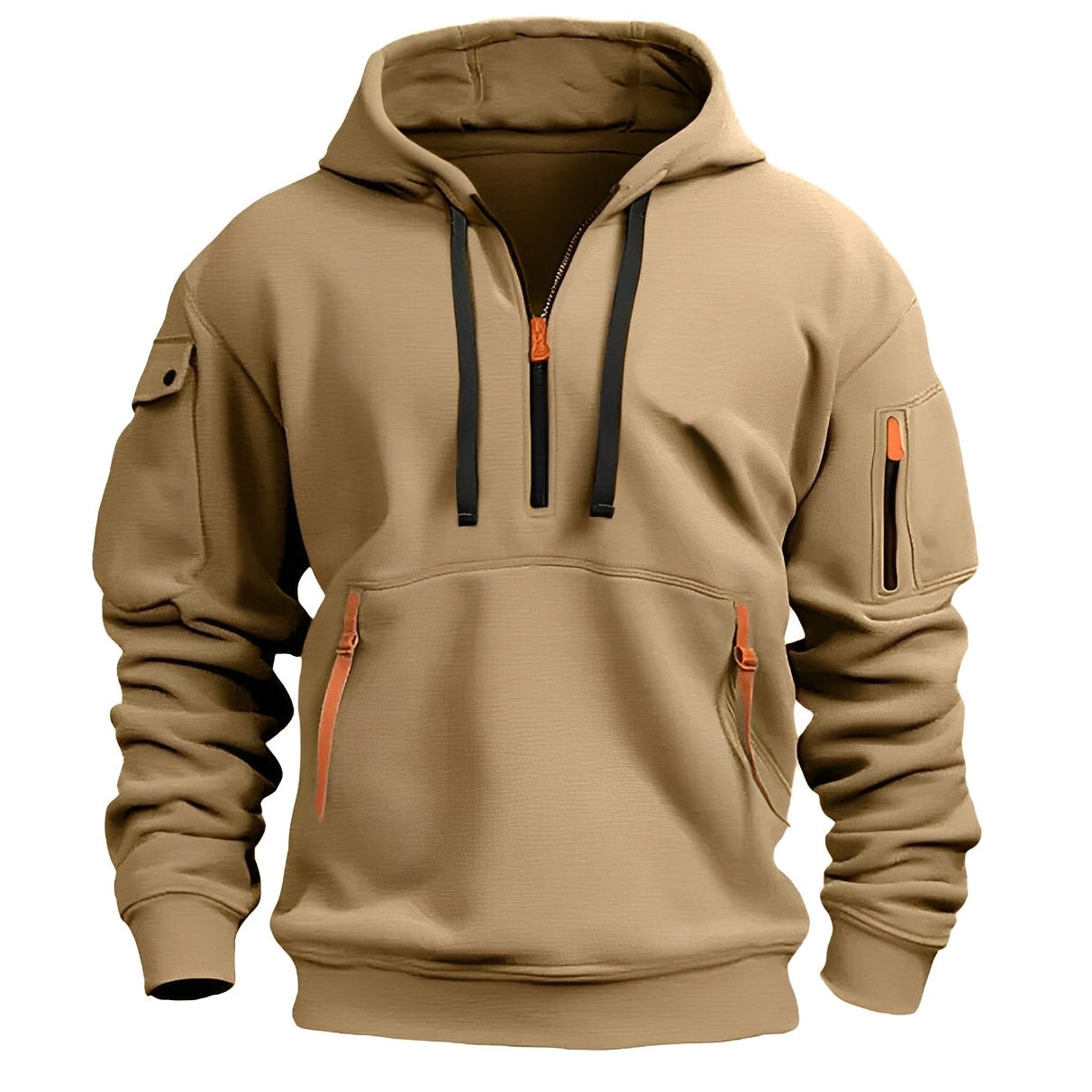 Burton - Moderner Hoodie mit halbem Reißverschluss