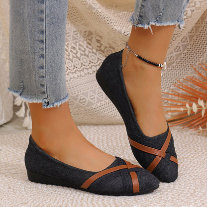 Leora - Elegante Schuhe mit überkreuzten Riemen für Damen