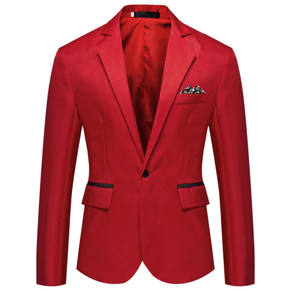 James - Eleganter, maßgeschneiderter Einreiher-Blazer für Herren