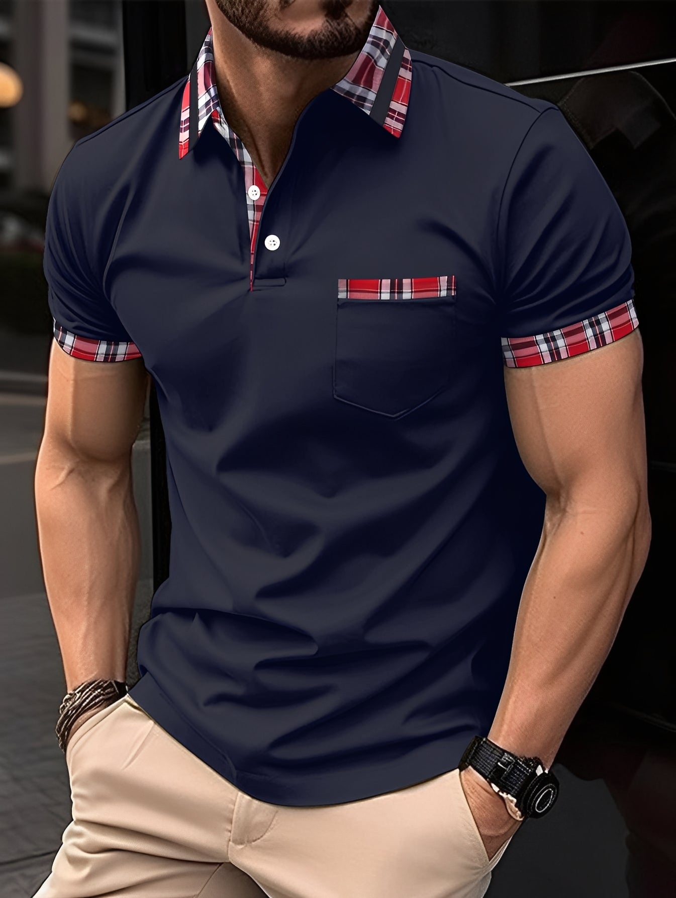 Ryker - Elegantes Herren-Poloshirt mit Brusttasche