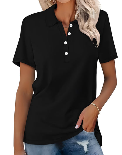 Amanda - Lässiges Kurzarm-Polo für Damen